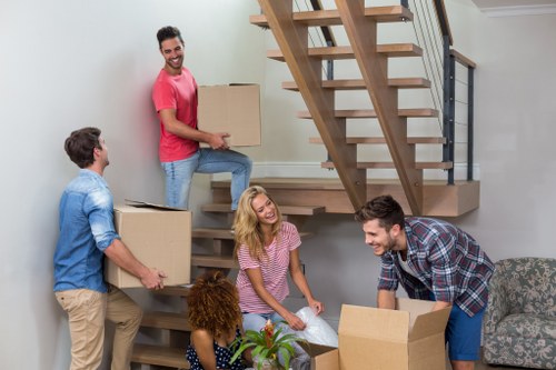 Local movers handling a residential move in Addington