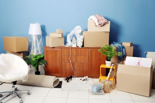 House movers helping a family relocation in Addington