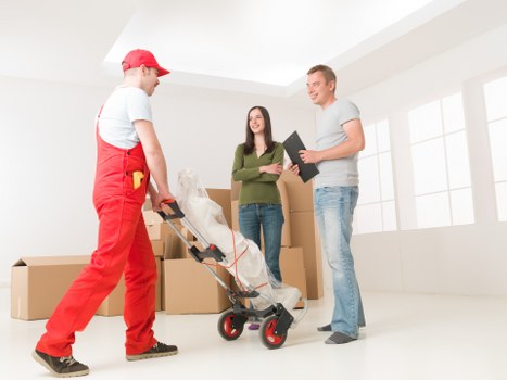 Unpacking service setting up boxes and essentials after a move in Addington