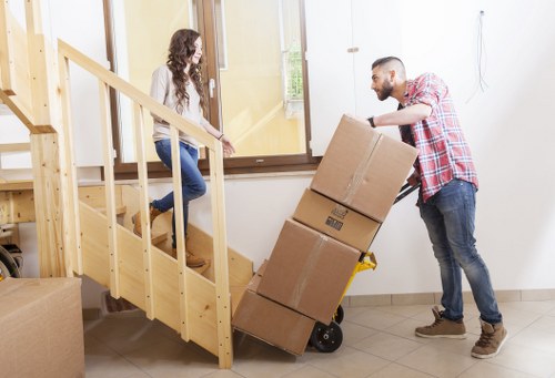 Loading furniture with a man and van in Addington