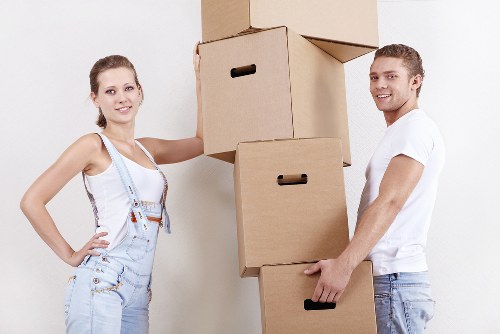 Packing and transporting office furniture for a relocation in Addington