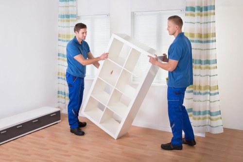Careful removal of bulky household furniture from a property in Addington