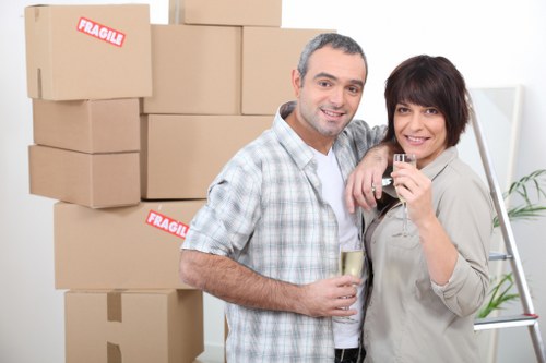 Local removals crew planning access and parking in Addington